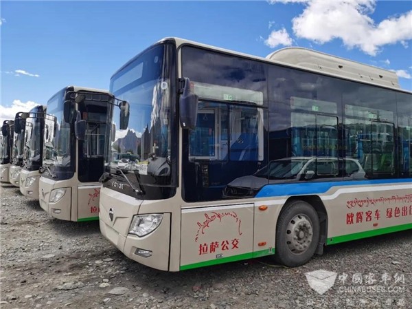 首批國(guó)六客車交付！福田歐輝客車助力拉薩綠色交通品質(zhì)升級(jí)(圖5)