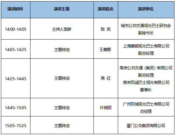 7大會議日程新鮮出爐！CIBE 2020上海國際客車展等您來！(圖31)